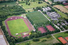 Vue aérienne de Parc des Lions, Arène des Lions à le quartier Handschuhsheimer in Heidelberg dans le département Bade-Wurtemberg, Allemagne
