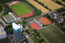 Vue aérienne de Université SRH à le quartier Wieblingen in Heidelberg dans le département Bade-Wurtemberg, Allemagne