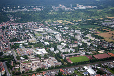 Vue aérienne de Quartier Rohrbach in Heidelberg dans le département Bade-Wurtemberg, Allemagne