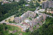 Photographie aérienne de HD-Emmertsgrund à le quartier Emmertsgrund in Heidelberg dans le département Bade-Wurtemberg, Allemagne