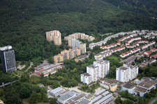 HD-Emmertsgrund à le quartier Emmertsgrund in Heidelberg dans le département Bade-Wurtemberg, Allemagne d'en haut