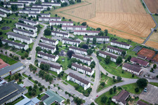 Photographie aérienne de HD- Village Pattrik Henry à le quartier Patrick Henry Village in Heidelberg dans le département Bade-Wurtemberg, Allemagne
