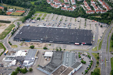 Vue aérienne de Centre d'enregistrement à Brühl dans le département Bade-Wurtemberg, Allemagne