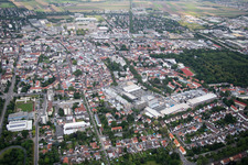 Vue aérienne de RENOLIT SE à Frankenthal dans le département Rhénanie-Palatinat, Allemagne