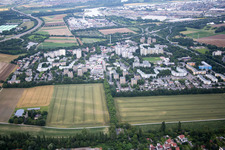 Quartier Pfingstweide in Ludwigshafen am Rhein dans le département Rhénanie-Palatinat, Allemagne hors des airs