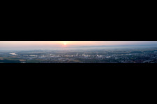 Vue aérienne de Panorama à Worms dans le département Rhénanie-Palatinat, Allemagne