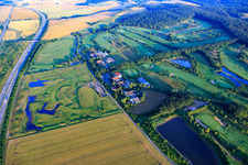 Enregistrement par drone de Terrain de golf du Golfclub am Donnersberg eV à Imsbach dans le département Rhénanie-Palatinat, Allemagne