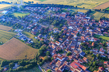 Photographie aérienne de Morschheim dans le département Rhénanie-Palatinat, Allemagne