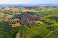 Vue aérienne de Udenheim dans le département Rhénanie-Palatinat, Allemagne