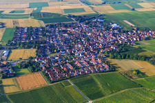 Vue aérienne de Udenheim dans le département Rhénanie-Palatinat, Allemagne