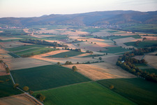 Vue aérienne de Kapsweyer dans le département Rhénanie-Palatinat, Allemagne