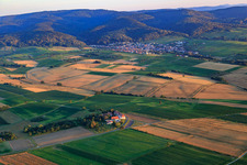 Vue aérienne de LebensART Haftelhof GmbH à Schweighofen dans le département Rhénanie-Palatinat, Allemagne