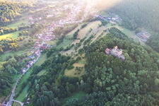 Photographie aérienne de Erlenbach bei Dahn dans le département Rhénanie-Palatinat, Allemagne