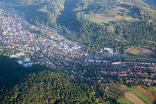 Vue aérienne de Annweiler am Trifels dans le département Rhénanie-Palatinat, Allemagne