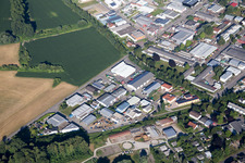 Photographie aérienne de Quartier Eggenstein in Eggenstein-Leopoldshafen dans le département Bade-Wurtemberg, Allemagne