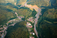 Vue aérienne de Quartier Kaltenbach in Hinterweidenthal dans le département Rhénanie-Palatinat, Allemagne