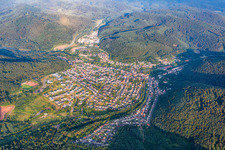 Photographie aérienne de Vue sur le village à le quartier Münchweiler in Münchweiler an der Rodalb dans le département Rhénanie-Palatinat, Allemagne