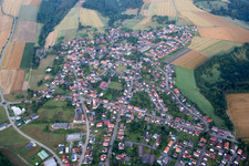 Vue aérienne de Höheinöd dans le département Rhénanie-Palatinat, Allemagne
