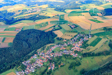 Vue aérienne de Labach dans le département Rhénanie-Palatinat, Allemagne