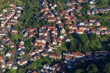 Vue aérienne de Dittweiler dans le département Rhénanie-Palatinat, Allemagne