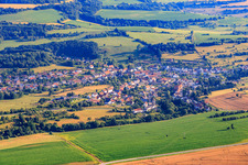 Vue aérienne de Altenkirchen dans le département Rhénanie-Palatinat, Allemagne