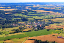 Vue aérienne de Altenkirchen dans le département Rhénanie-Palatinat, Allemagne