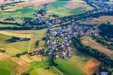 Vue aérienne de Quartier Asweiler in Freisen dans le département Sarre, Allemagne