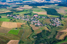 Vue aérienne de Quartier Mosberg-Richweiler in Nohfelden dans le département Sarre, Allemagne