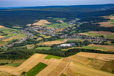 Vue aérienne de Quartier Traunen in Brücken dans le département Rhénanie-Palatinat, Allemagne