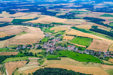Vue aérienne de Homberg dans le département Rhénanie-Palatinat, Allemagne