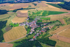 Vue aérienne de Buborn dans le département Rhénanie-Palatinat, Allemagne