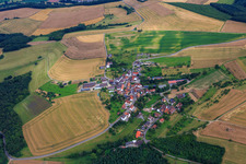 Vue aérienne de Buborn dans le département Rhénanie-Palatinat, Allemagne