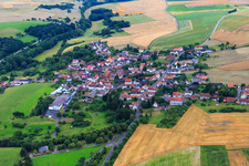 Vue aérienne de Einöllen dans le département Rhénanie-Palatinat, Allemagne