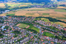 Vue aérienne de Winnweiler dans le département Rhénanie-Palatinat, Allemagne