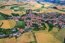 Kerzenheim dans le département Rhénanie-Palatinat, Allemagne d'en haut