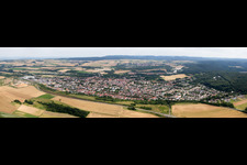 Vue aérienne de Panorama de Eisenberg (Palatinat) à Eisenberg dans le département Rhénanie-Palatinat, Allemagne