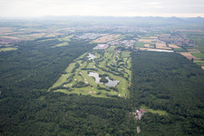 Vue aérienne de Golf à Essingen dans le département Rhénanie-Palatinat, Allemagne
