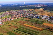 Vue aérienne de Vue du sud-est à Hambrücken dans le département Bade-Wurtemberg, Allemagne