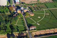Ermitage Waghäusel à Waghäusel dans le département Bade-Wurtemberg, Allemagne vue d'en haut