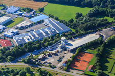 Vue aérienne de RelineEurope GmbH et X2E System Engineering GmbH à Rohrbach dans le département Rhénanie-Palatinat, Allemagne
