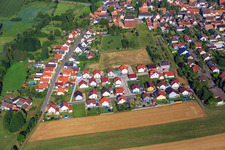 Vue aérienne de Nouvelle zone de développement à Grosser Sand à Barbelroth dans le département Rhénanie-Palatinat, Allemagne