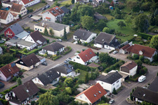 Maxburgstr à le quartier Billigheim in Billigheim-Ingenheim dans le département Rhénanie-Palatinat, Allemagne hors des airs