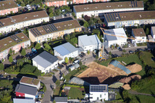 Vue aérienne de Quartier Hohenwettersbach in Karlsruhe dans le département Bade-Wurtemberg, Allemagne