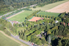 Quartier Hohenwettersbach in Karlsruhe dans le département Bade-Wurtemberg, Allemagne d'un drone