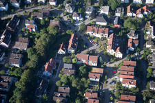 Quartier Wolfartsweier in Karlsruhe dans le département Bade-Wurtemberg, Allemagne hors des airs