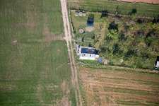 Vue aérienne de Plateforme ULM à Epfig dans le département Bas Rhin, France