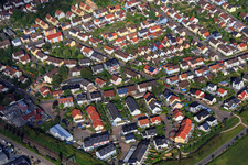 Vue aérienne de Ringstr à Weingarten dans le département Bade-Wurtemberg, Allemagne