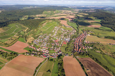 Vue aérienne de Quartier Schützingen in Illingen dans le département Bade-Wurtemberg, Allemagne