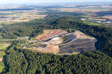 Vue aérienne de Décharge AVL BURGHOF à le quartier Gündelbach in Vaihingen an der Enz dans le département Bade-Wurtemberg, Allemagne