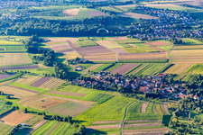 Vue aérienne de Quartier Wattenweiler in Weissach im Tal dans le département Bade-Wurtemberg, Allemagne